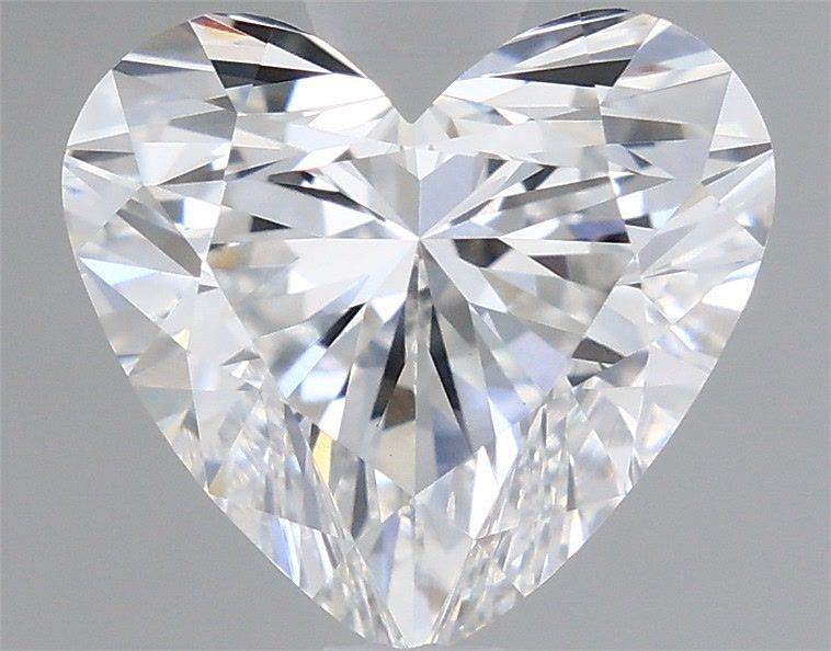 Lab-Grown Heart Diamond - 1.47 Carats, E Color, VVS2 Clarity - Certified by IGI - Report Number: LG653412390