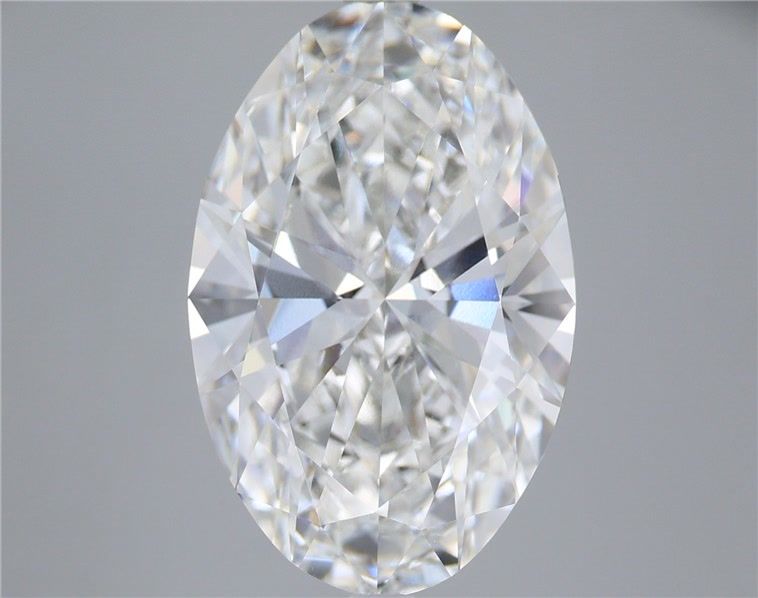 Lab-Grown Oval Diamond - 7.03 Carats, F Color, VVS2 Clarity - Certified by IGI - Report Number: LG689578848