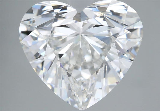 Lab-Grown Heart Diamond - 6.0 Carats, E Color, VS1 Clarity - Certified by IGI - Report Number: LG702573629