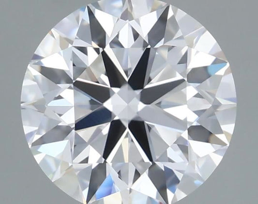 Lab-Grown Round Diamond - 1.96 Carats, D Color, VVS2 Clarity - Certified by IGI - Report Number: LG701501242