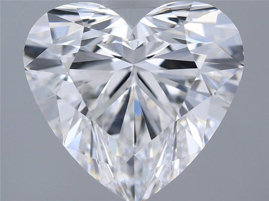 Lab-Grown Heart Diamond - 2.51 Carats, E Color, VVS2 Clarity - Certified by IGI - Report Number: LG680522144