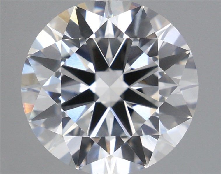 Lab-Grown Round Diamond - 2.5 Carats, F Color, VVS2 Clarity - Certified by IGI - Report Number: LG660454050