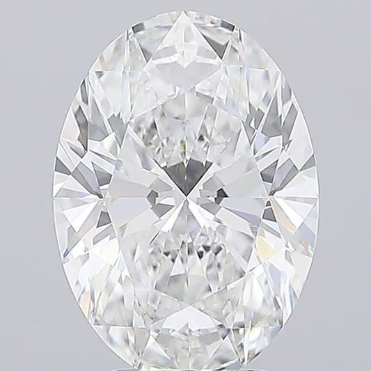 Lab-Grown Oval Diamond - 6.02 Carats, E Color, VVS2 Clarity - Certified by IGI - Report Number: LG692595939