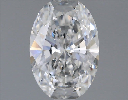 Lab-Grown Oval Diamond - 1.45 Carats, F Color, VVS2 Clarity - Certified by IGI - Report Number: LG615382274