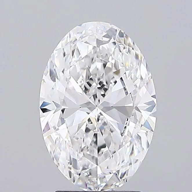 3.00ct Oval Lab Grown Diamond (Colour E, Clarity VVS2, IGI Certified)