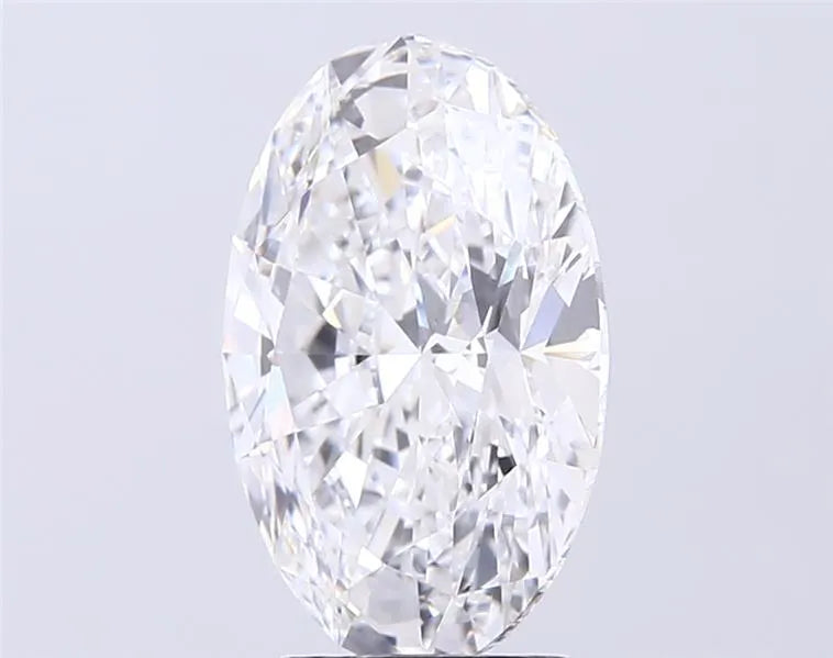 4.02ct Oval Lab Grown Diamond (Colour D, Clarity VVS1, IGI Certified)