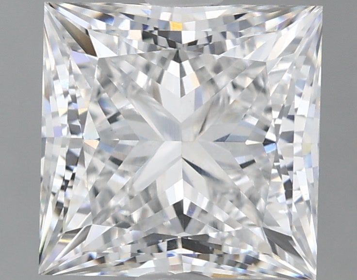 Lab-Grown Princess Diamond - 3.6 Carats, E Color, VVS2 Clarity - Certified by IGI - Report Number: LG655431731