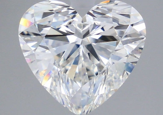 Lab-Grown Heart Diamond - 3.04 Carats, F Color, VVS2 Clarity - Certified by IGI - Report Number: LG683551152