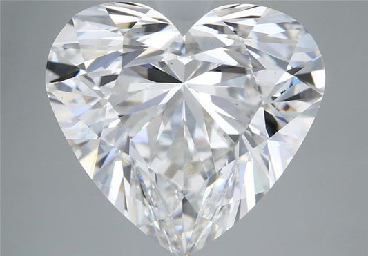 Lab-Grown Heart Diamond - 7.01 Carats, E Color, VS2 Clarity - Certified by IGI - Report Number: LG712588292