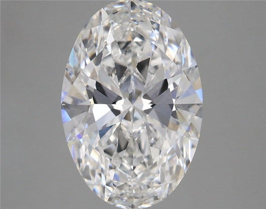 Lab-Grown Oval Diamond - 4.1 Carats, E Color, VS2 Clarity - Certified by IGI - Report Number: LG668442538