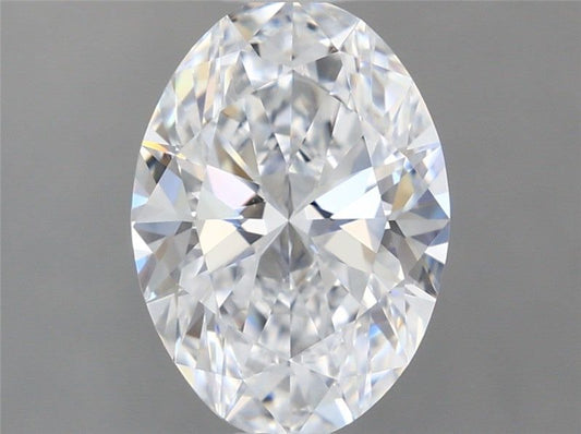 Lab-Grown Oval Diamond - 1.45 Carats, D Color, VS1 Clarity - Certified by IGI - Report Number: LG680505916