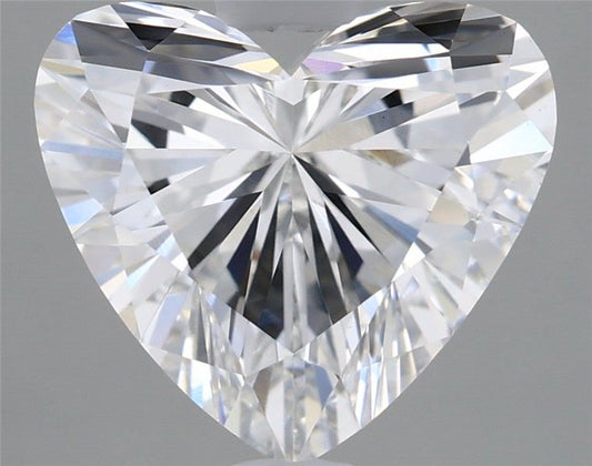 Lab-Grown Heart Diamond - 3.02 Carats, F Color, VS1 Clarity - Certified by IGI - Report Number: LG690524683
