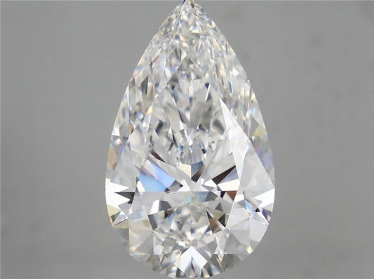 Lab-Grown Pear Diamond - 6.1 Carats, E Color, VS1 Clarity - Certified by IGI - Report Number: LG674509130