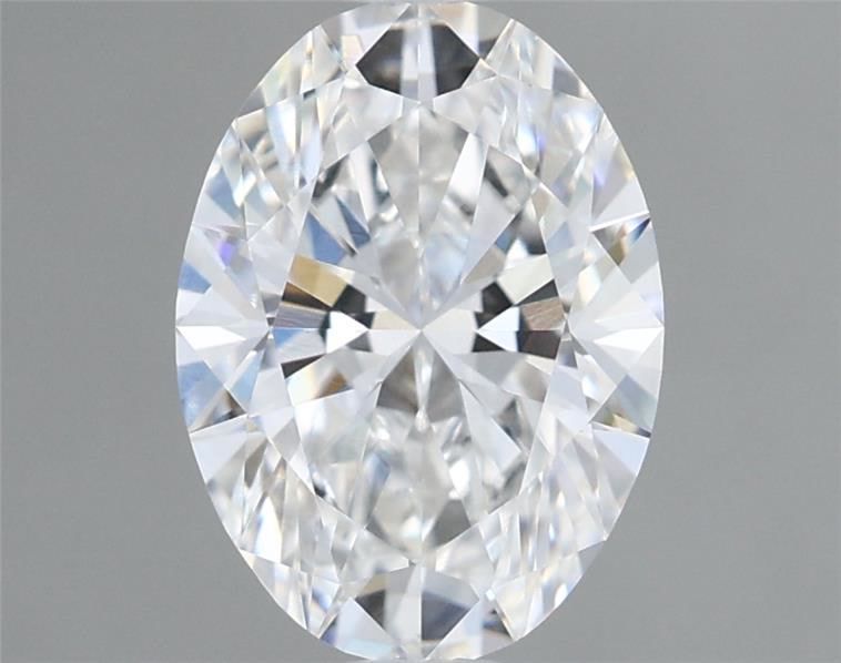 Lab-Grown Oval Diamond - 1.55 Carats, F Color, VVS2 Clarity - Certified by IGI - Report Number: LG677553687