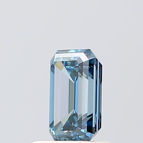 Lab-Grown Emerald Diamond - 1.0 Carats, Fancy Vivid Blue Color, VS2 Clarity - Certified by IGI - Report Number: LG588343360
