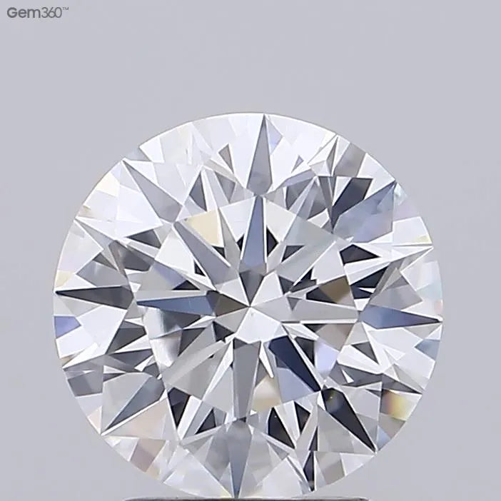 2,69 ct runder, im Labor gezüchteter Diamant (Farbe D, Reinheit VVS2, Schliff EX, GIA-zertifiziert)