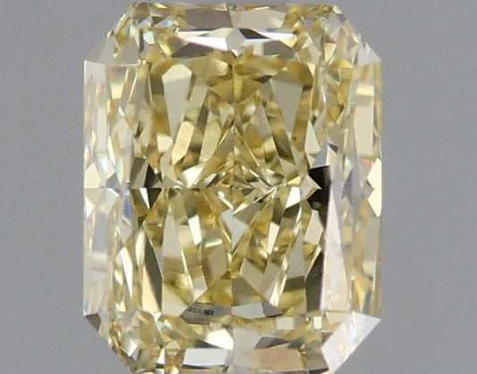 Lab-Grown Radiant Diamond - 1.1 Carats, Fancy Intense Yellow Color, VVS2 Clarity - Certified by IGI - Report Number: LG665431833