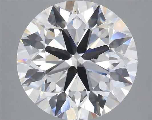 Lab-Grown Round Diamond - 5.01 Carats, F Color, VS1 Clarity - Certified by IGI - Report Number: LG683551748