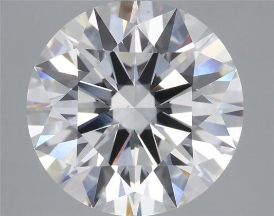 Lab-Grown Round Diamond - 5.06 Carats, F Color, VS1 Clarity - Certified by IGI - Report Number: LG678520603