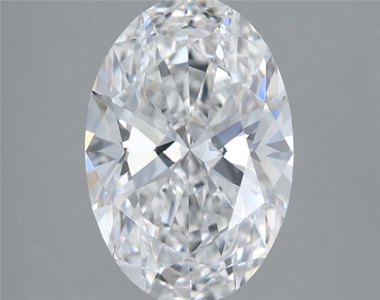 Lab-Grown Oval Diamond - 2.58 Carats, E Color, VVS2 Clarity - Certified by IGI - Report Number: LG681589056
