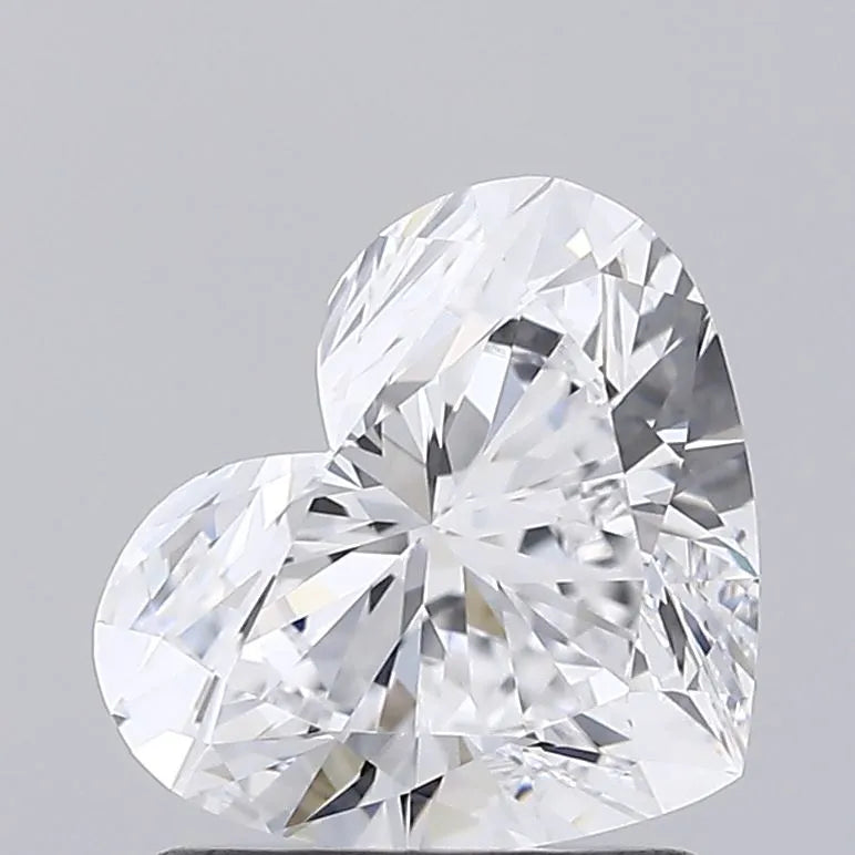 Lab-Grown Heart Diamond - 1.5 Carats, E Color, VVS2 Clarity - Sustainable Luxury and Dazzling Brilliance-IGI·Certified