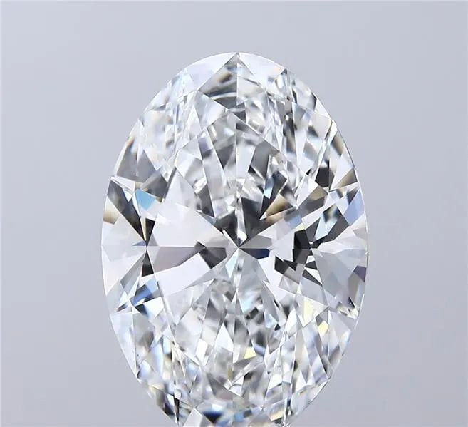 5.01ct Oval Lab Grown Diamond (Colour E, Clarity VVS2, IGI Certified)