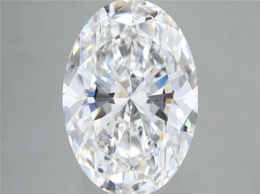 Lab-Grown Oval Diamond - 6.06 Carats, F Color, VVS2 Clarity - Certified by IGI - Report Number: LG675512454