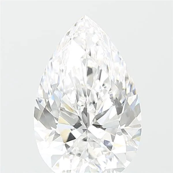 3,08 ct birnenförmiger, im Labor gezüchteter Diamant (Farbe D, Reinheit VVS2, IGI-zertifiziert)