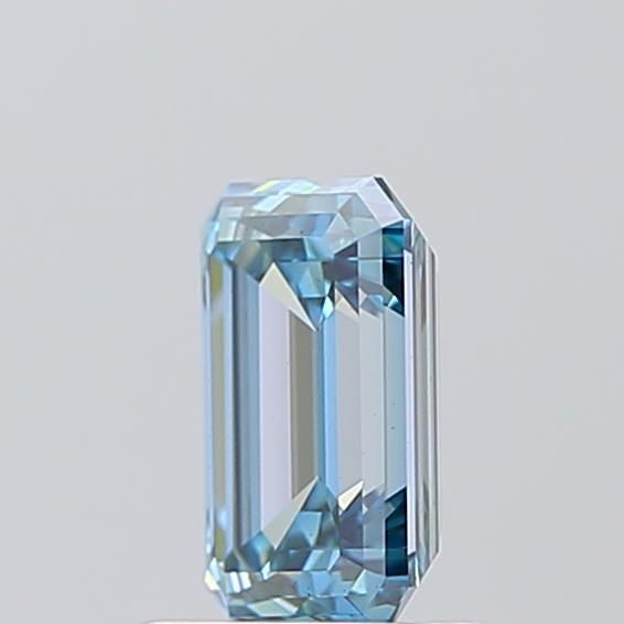 Lab-Grown Emerald Diamond - 1.01 Carats, Fancy Intense Blue Color, VVS2 Clarity - Certified by IGI - Report Number: LG574357375