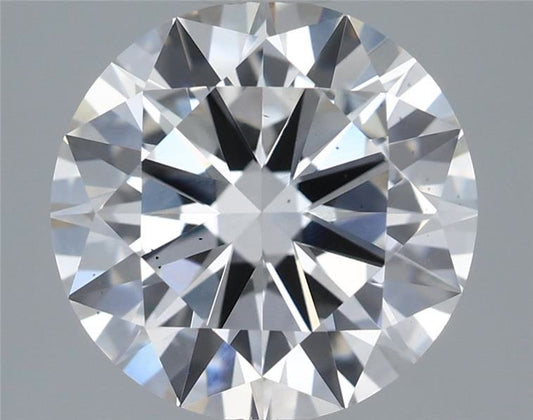 Lab-Grown Round Diamond - 3.01 Carats, F Color, VS2 Clarity - Certified by IGI - Report Number: LG675557789