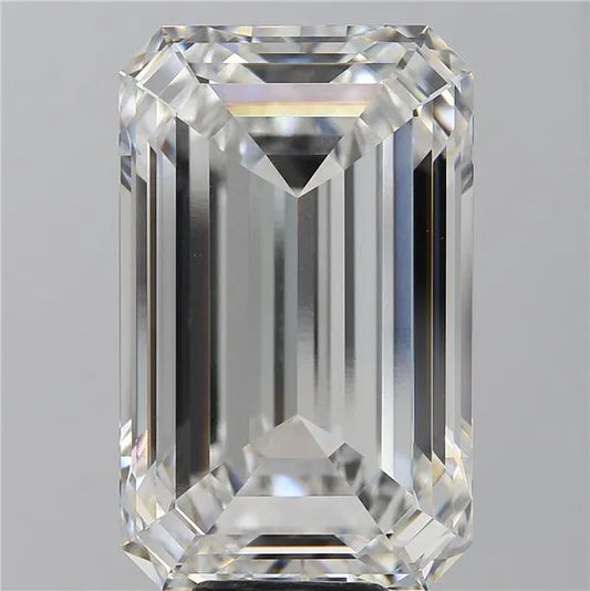 Diamant émeraude de 12,05 ct (couleur E, pureté VVS2, certifié IGI)