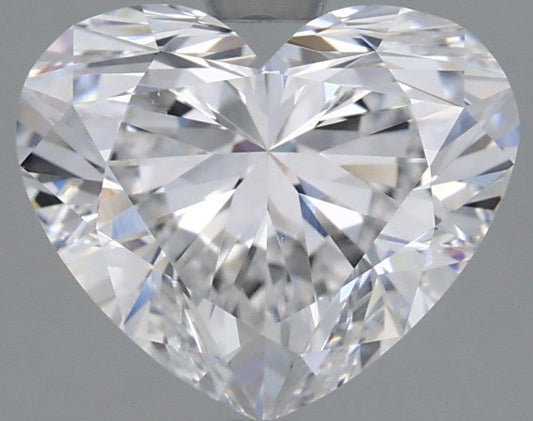 Lab-Grown Heart Diamond - 2.5 Carats, D Color, VS1 Clarity - Certified by IGI - Report Number: LG683566686