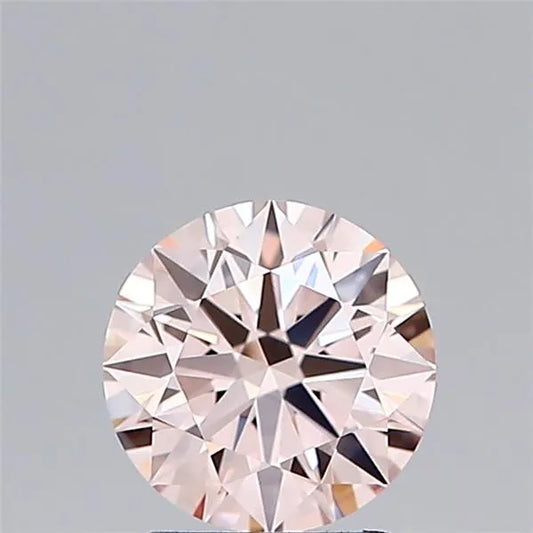Diamant rond de 1,52 ct (rose clair, pureté VVS2, ID de coupe, IGI)