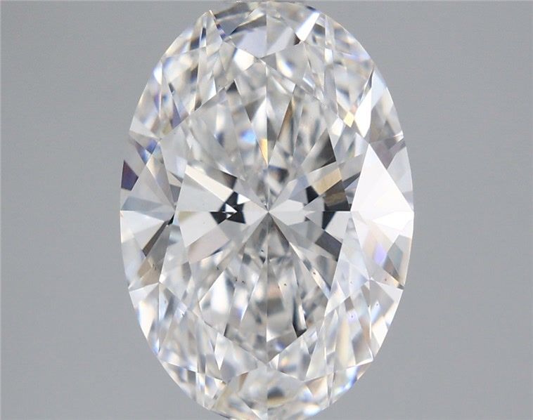 Lab-Grown Oval Diamond - 3.07 Carats, E Color, VS2 Clarity - Certified by IGI - Report Number: LG653412171