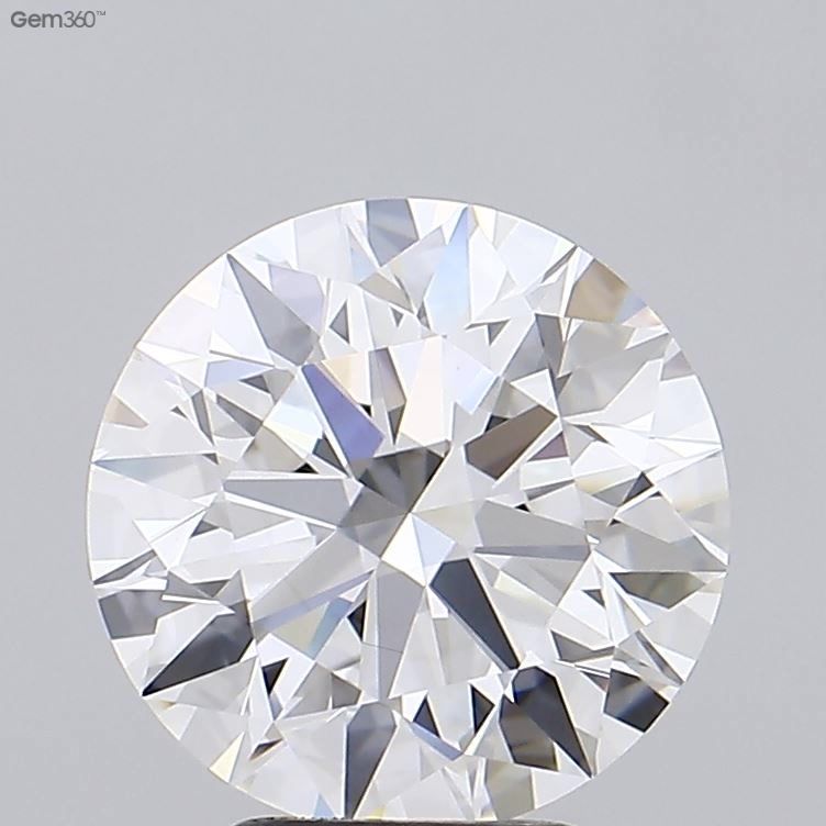 Lab-Grown Round Diamond - 3.49 Carats, E Color, VVS2 Clarity - Certified by GIA - Report Number: 6515843832