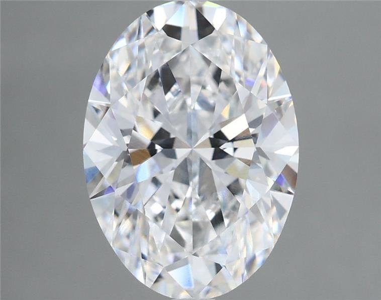 Lab-Grown Oval Diamond - 4.03 Carats, E Color, VVS2 Clarity - Certified by IGI - Report Number: LG692526625