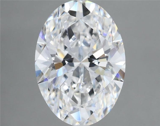 Lab-Grown Oval Diamond - 4.03 Carats, E Color, VVS2 Clarity - Certified by IGI - Report Number: LG692526625