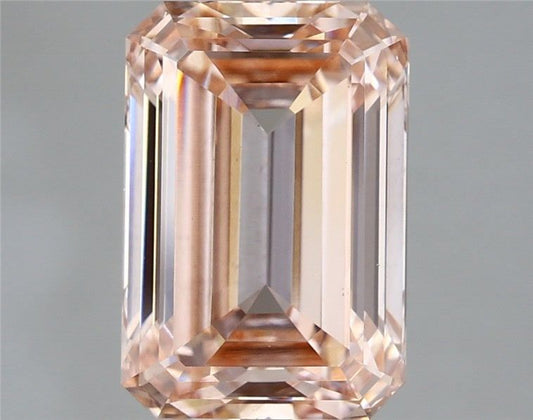 Lab-Grown Emerald Diamond - 5.53 Carats, Fancy Intense Pink Color, VS1 Clarity - Certified by IGI - Report Number: LG689544991