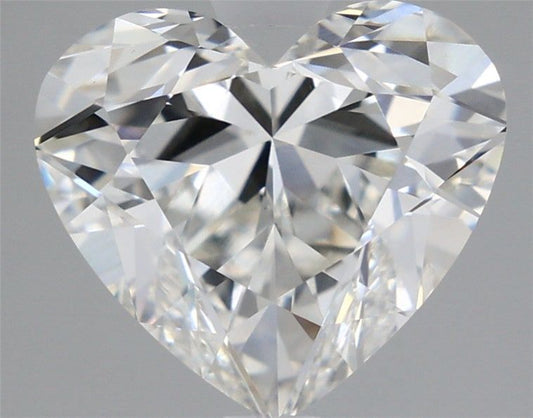 Lab-Grown Heart Diamond - 2.46 Carats, F Color, VVS2 Clarity - Certified by IGI - Report Number: LG666431164