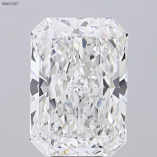 Lab-Grown Radiant Diamond - 8.38 Carats, F Color, VS2 Clarity - Certified by IGI - Report Number: LG653419059