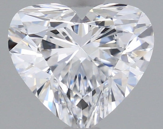 Lab-Grown Heart Diamond - 1.57 Carats, D Color, VVS2 Clarity - Certified by IGI - Report Number: LG628472280