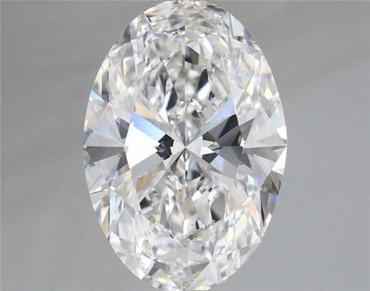 Lab-Grown Oval Diamond - 5.02 Carats, F Color, VS2 Clarity - Certified by IGI - Report Number: LG651426345