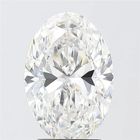 3,07 ct ovaler, im Labor gezüchteter Diamant (Farbe F, Reinheit VVS2, IGI-zertifiziert)
