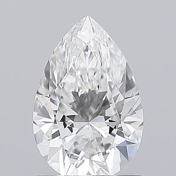 Lab-Grown Pear Diamond - 3.02 Carats, E Color, VVS2 Clarity - Certified by IGI - Report Number: LG685575238
