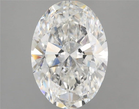 Lab-Grown Oval Diamond - 5.02 Carats, F Color, VS2 Clarity - Certified by IGI - Report Number: LG665443864