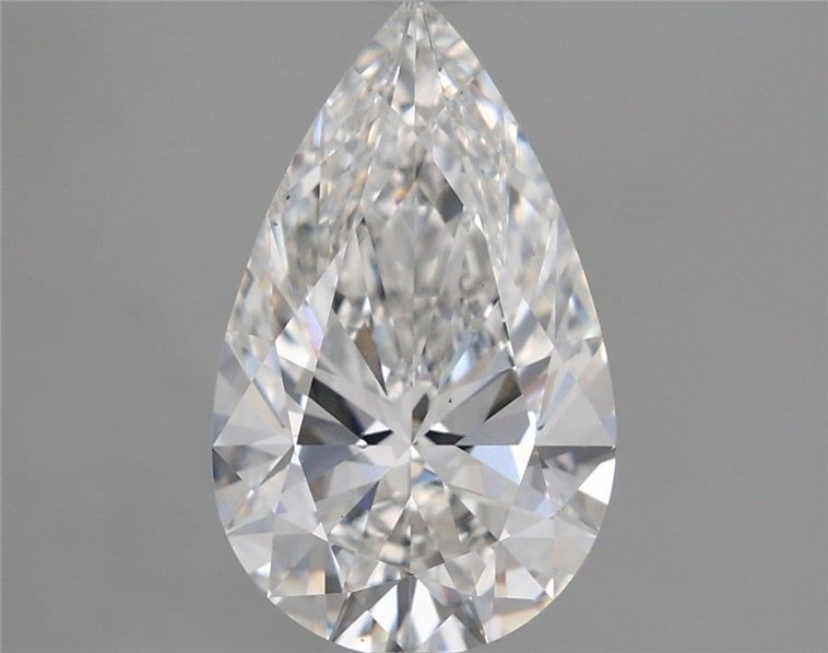 Lab-Grown Pear Diamond - 3.5 Carats, F Color, VS1 Clarity - Certified by IGI - Report Number: LG665442537