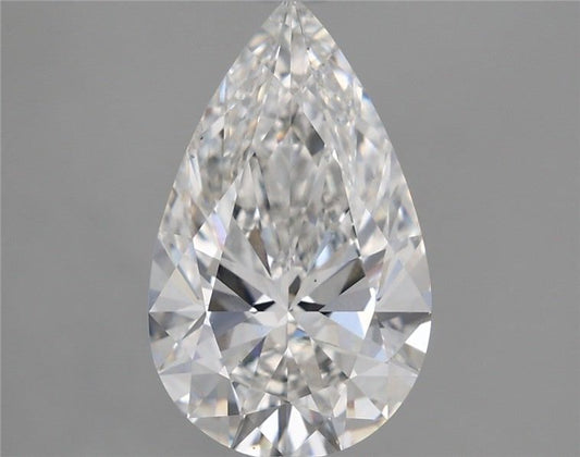 Lab-Grown Pear Diamond - 3.5 Carats, F Color, VS1 Clarity - Certified by IGI - Report Number: LG665442537