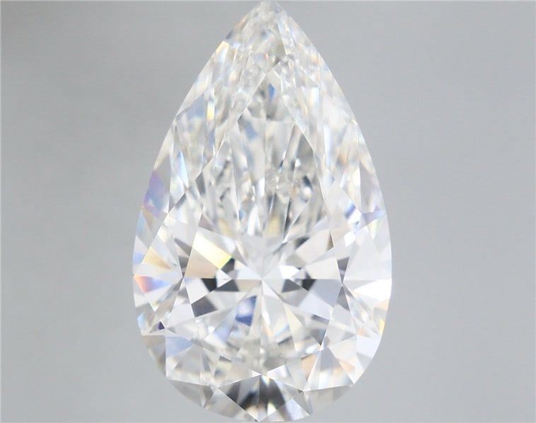 Lab-Grown Pear Diamond - 8.06 Carats, F Color, VVS2 Clarity - Certified by IGI - Report Number: LG681545543