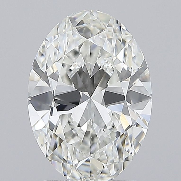 Lab-Grown Oval Diamond - 2.53 Carats, F Color, VVS2 Clarity - Certified by IGI - Report Number: LG705520508