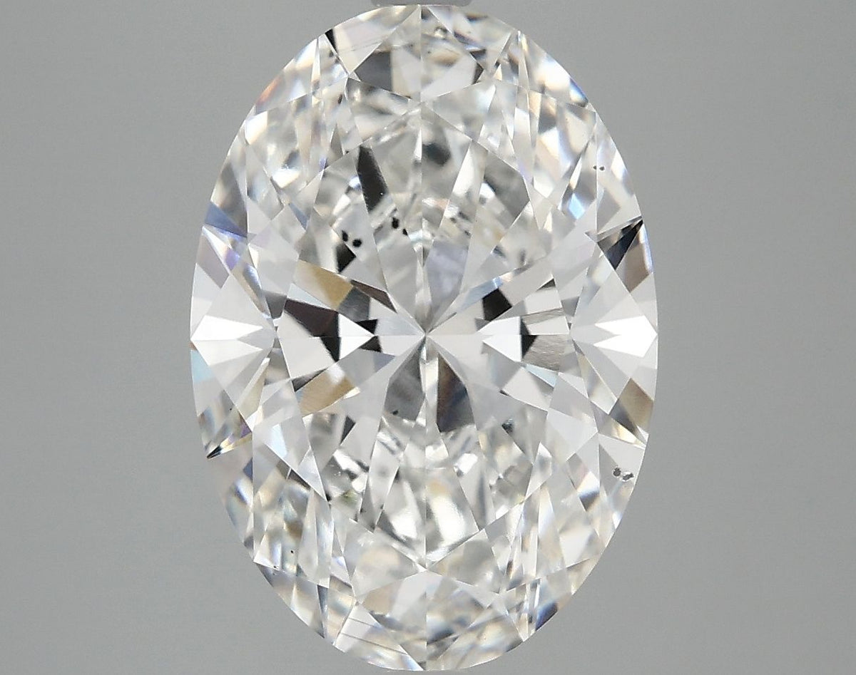 Lab-Grown Oval Diamond - 5.08 Carats, F Color, VS2 Clarity - Certified by IGI - Report Number: LG689591666